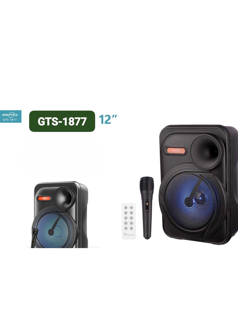 GREATNICE Wireless Bluetooth Speaker, Stereo Sound, FM Radio, TF Memory, USB Input, Mic Input rechargeable - Image 2