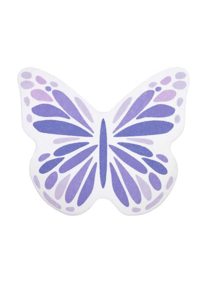 Topotdor Cute Butterfly Kids Rugs for Girls Bedroom, Toddler Nursery Rug Soft Washable Kids Area Rug for Butterfly Living Room Playroom Decor, Purple 35 x 43 inch - Image 2