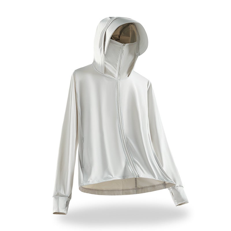 Unisex UPF50+ UV Protection Sun Jacket with Detachable Hood - Image 4