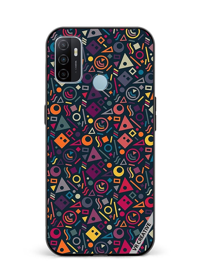 VR CREATIVE Protective Case Cover For Oppo A53 Maxin Pattern Design Multicolour - Image 1