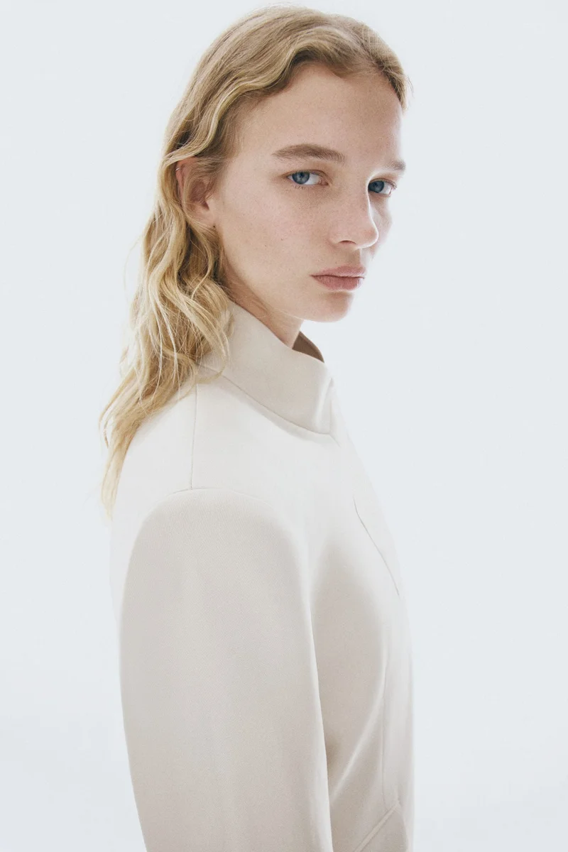 H&M Brooch-detail wrap blazer