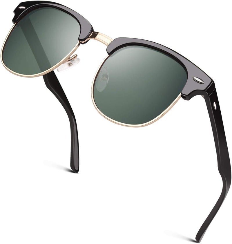 GQUEEN Polarized Sunglasses Men Womens,Flexible TR90 Frame,for Driving Fishing Cycling Hiking Golf Sports UV400 Protection - Image 1