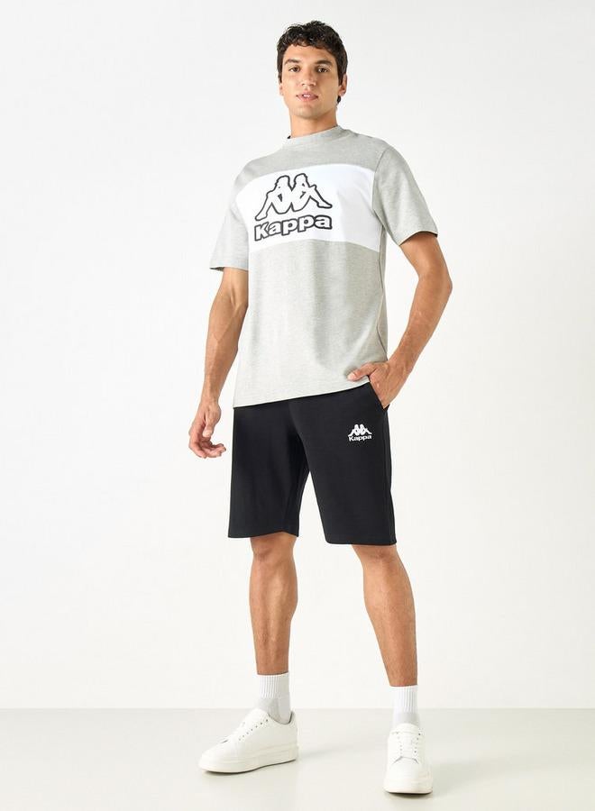 كابا تيشيرت بياقة ضيقة وأكمام قصيرة بطبعات شعار من كابا - Image 2