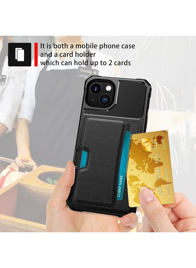 S-TOP Case For iPhone 14 Plus ZM02 Card Slot Holder Phone Case - Image 2
