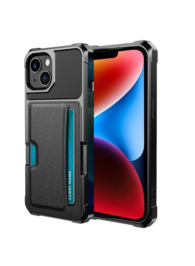 S-TOP Case For iPhone 14 Plus ZM02 Card Slot Holder Phone Case - Image 1