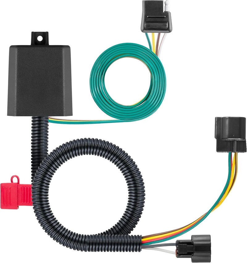 CURT 56346 Vehicle-Side Custom 4-Pin Trailer Wiring Harness for Hyundai Santa Fe - Image 1