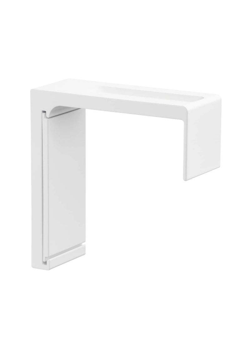 Generic White Colored Wall Fitting Compact and Stylish Design for Secure Mounting of Fixtures or Accessories, Ideal for Modern Interiors 6 cm 