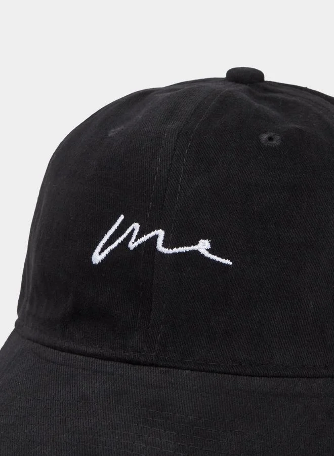 Styli  Black Embroidered Baseball Cap for Women | Best Price UAE