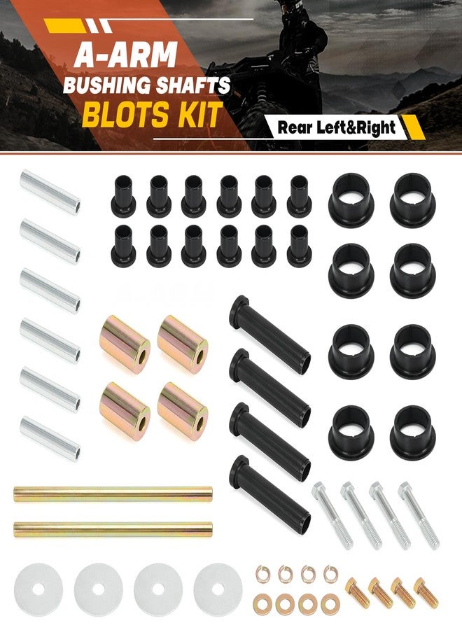 FQRANBO Rear Left and Right A-Arm Bushing Shafts Kit Replacement for Polaris Sportsman 400 450 500 600 700 800 Replace # 5020826 5434548 5434551 5133806 5434550 - Image 5