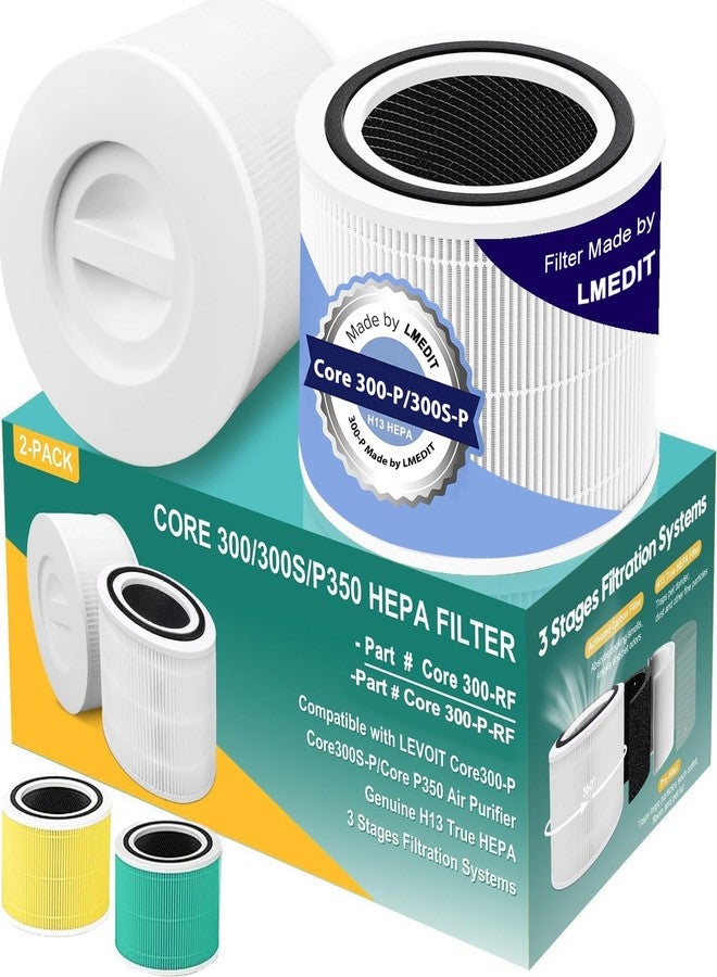 فلتر بديل لجهاز LEVOIT Core 300، Core 300S، Core P350، Core300-P، فلتر بديل Core 300، فلتر 3 في 1 H13 True HEPA وفلتر كربون نشط، Core 300-RF، عبوة من قطعتين - Image 1