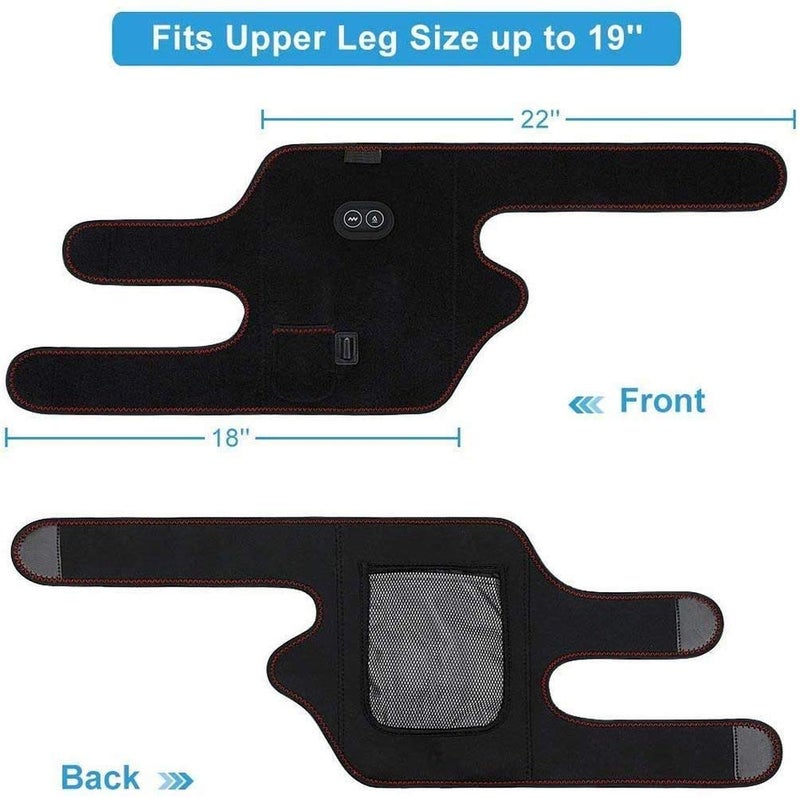 okuya 2-in-1 Arthritis Pain Relief Knee Brace, Heated Knee Support for Arthritis, Knee Heating Pad for Hot or Cold Therapy Keep Warm, Electric Wrap for Pain Relief and Massage - Image 5