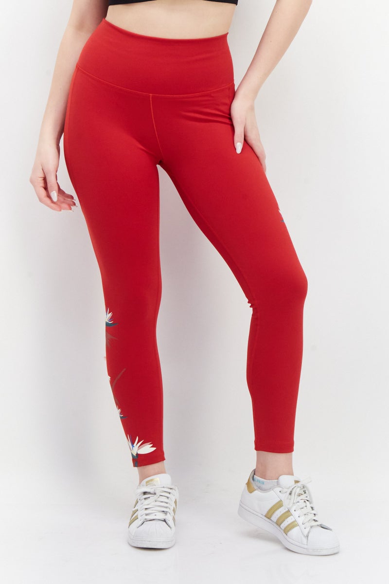 Adidas Adidas x Thebe Magugu Women Sportswear Fit Full Leg Training Leggings, Red - Image 1