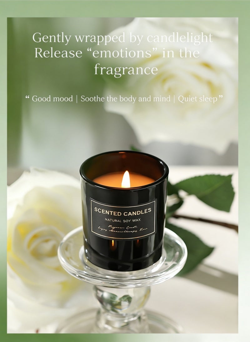 saykfoe Scented Candles - 3PCS Candle Set, Soy Candles, Soy Candle for Home Scented, Lavender/Gardenia/Tuberose - Image 4