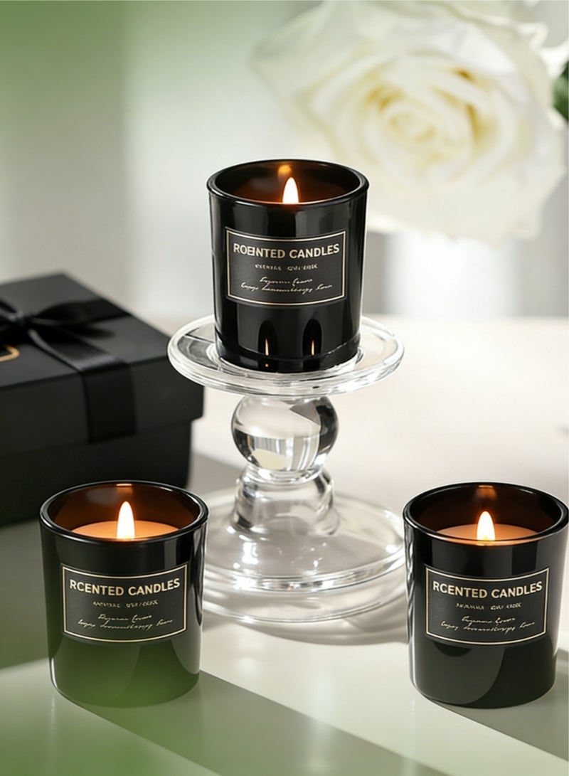 saykfoe Scented Candles - 3PCS Candle Set, Soy Candles, Soy Candle for Home Scented, Lavender/Gardenia/Tuberose - Image 3