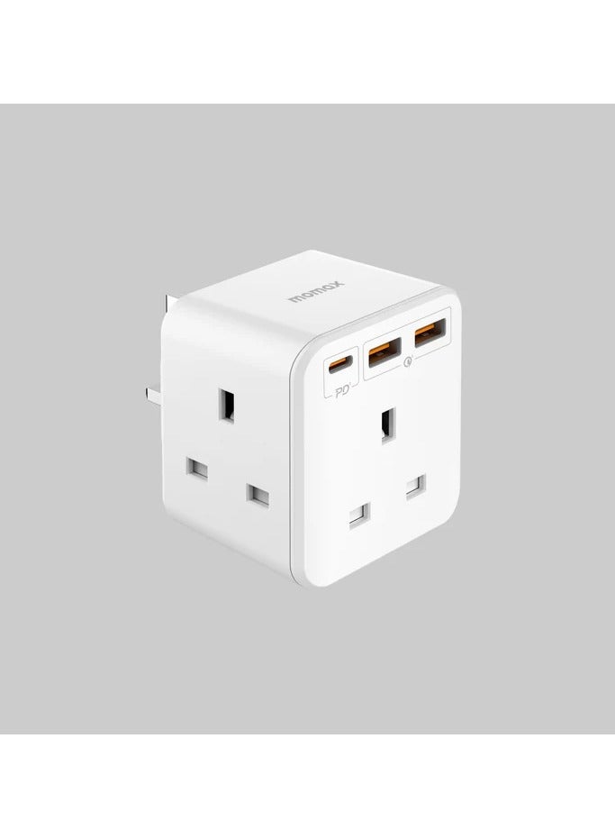 مقبس تمديد OnePlug 3 منافذ بقوة 20 وات - Image 1