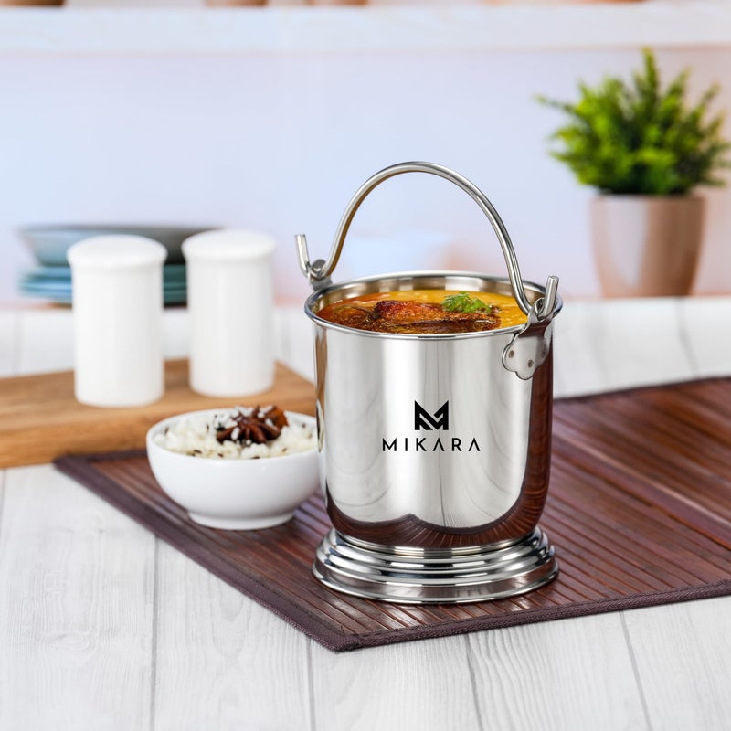 MIKARA دلو تقديم دال مكون من الفولاذ المقاوم للصدأ MIKARA (500 مل، 1 قطعة) - Image 3
