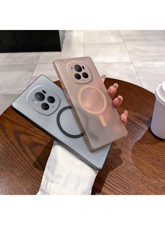 Green Tiger Case For Honor Magic6 Pro Fine Hole Ice Fog MagSafe PC Phone Case - Image 3