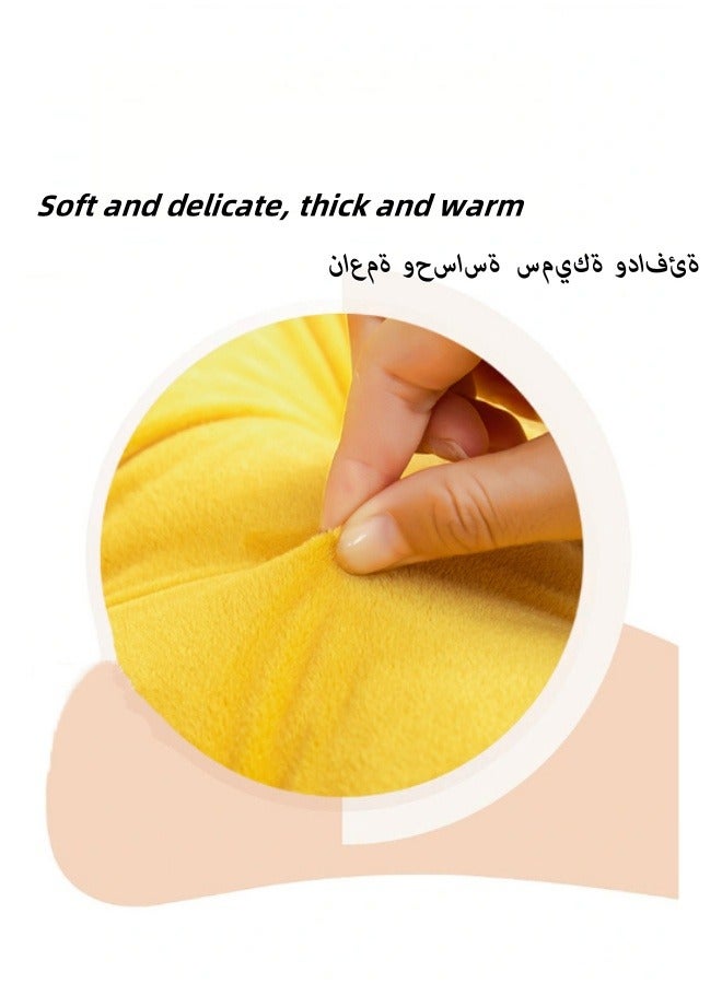 Aikenn Thickened Plush Chair Cushions White Simple Style Office Classroom Restaurant Seating Comfort Pads - Image 4