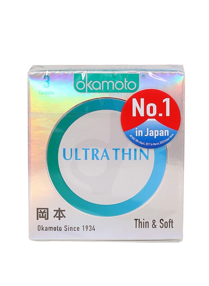 OKAMOTO Ultra Thin Condoms Pack of 3 