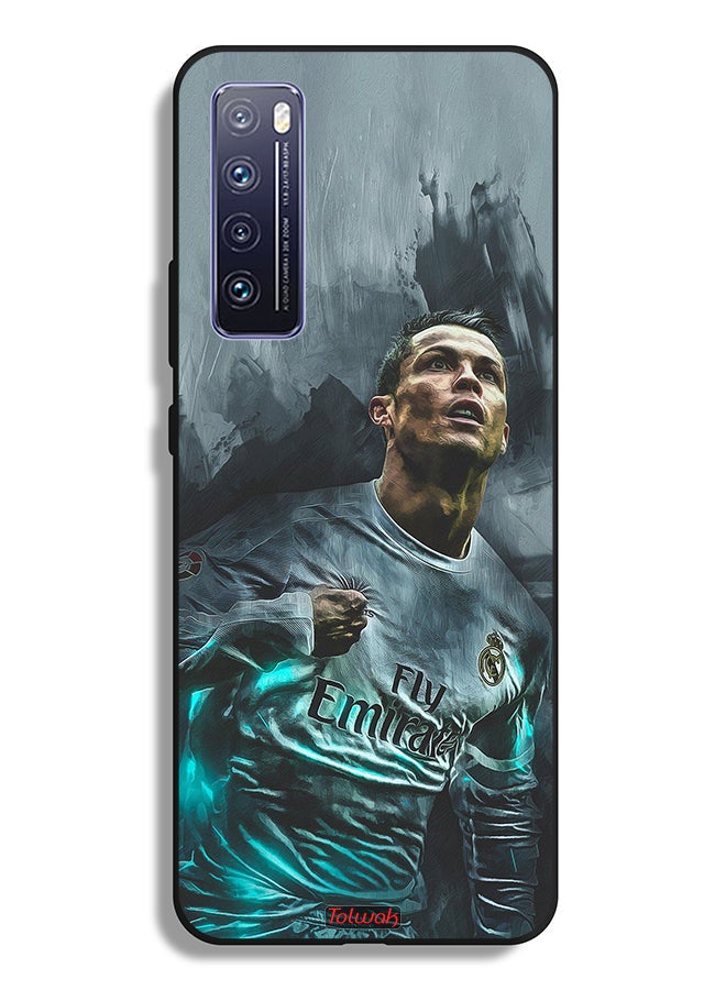 Tolwak Huawei nova 7 5G Protective Case Cover Cristiano Ronaldo Art - Image 2