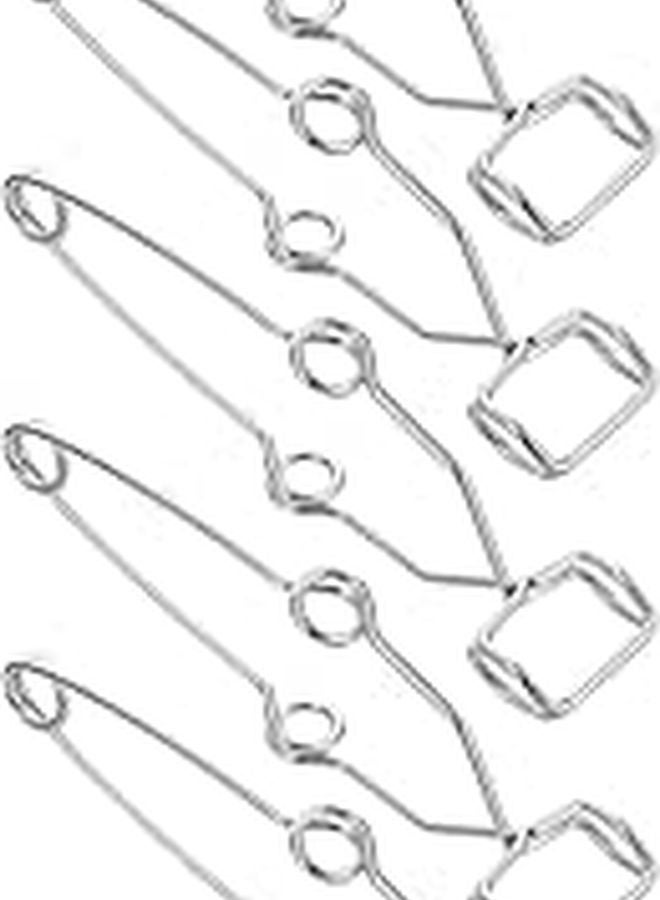 Laboratory Spring Clips Iron Test Tube Clamps 5Pcs Scientific Experiment Apparatus Tool - Image 1