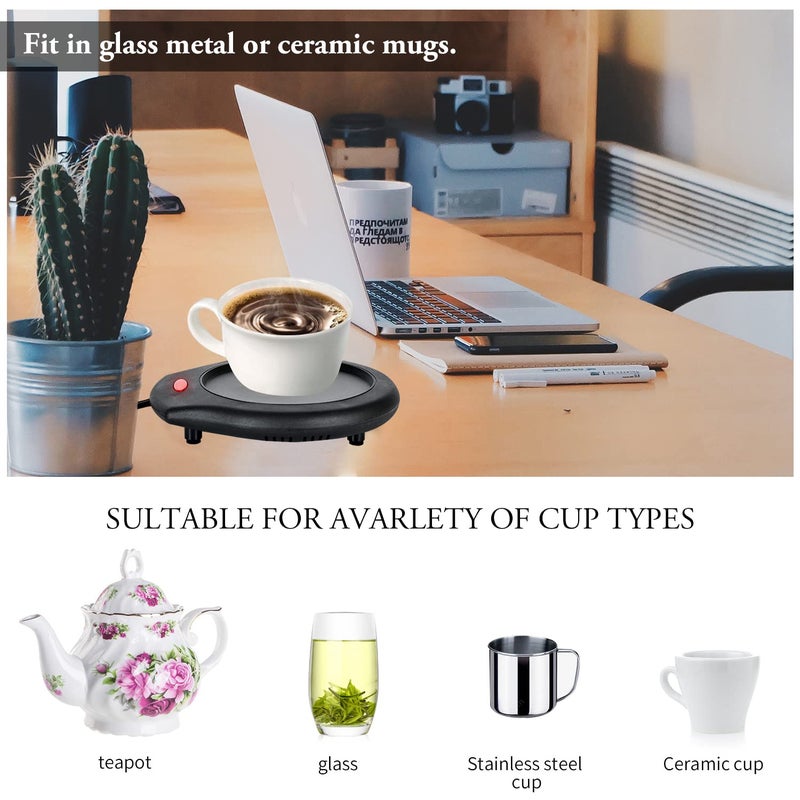 Asawasa Candle Warmer For Large Jar  Coffee Mug Warmers  Safely Releases Scents Without A Flame  Melt The Candle Quickly  Enjoy Your Warm Coffee Tea. Gifts For Festival Birthday Women Men Mom Dad - Image 4
