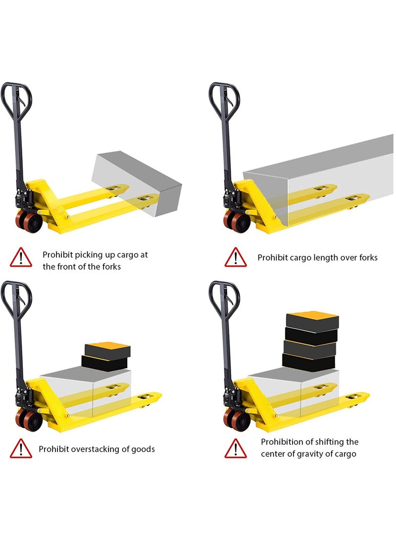SUNRISE Hand Pallet Truck 2 tons Jack Trolley Heavy Duty For Warehouse Factory Cargo Material Transport - Image 4