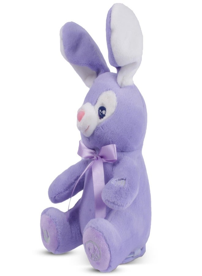 Dimple Bella Bunny Stuffed Animal - Animated Interactive Soft Bunny Plush Toy with Peek-a-Boo Feature and Singing Songs - Perfect Baby Stuffed Animal Gift for Ages 0 and Up, Purple - Image 2