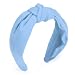 Etercycle Headband for Women, Knotted Wide Headband, Yoga Hair Band Fashion Elastic Hair Accessories for Women (Light Blue) - Image 2