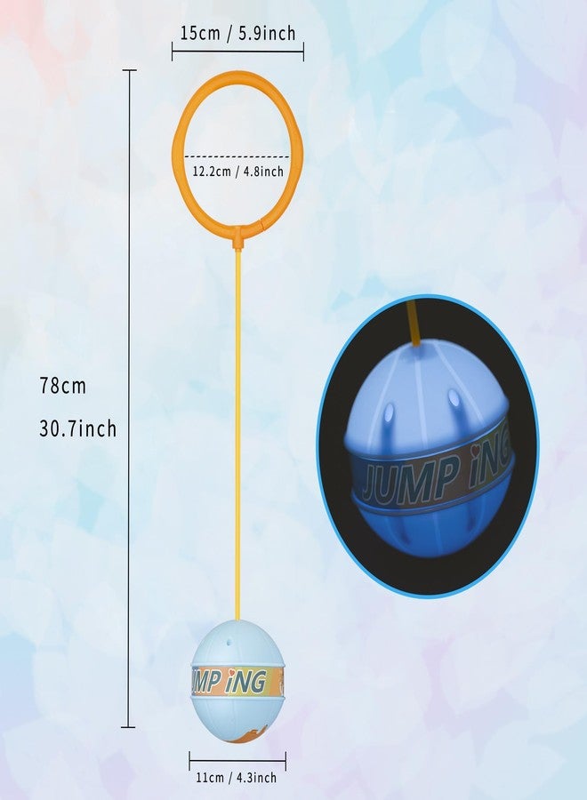 Sepco 3PCS Light up Ankle Skip Ball Flashing Swing Balls Sports Game Outdoor Glow in The Dark Adults Jumping Ring Kids School Recess Skipping Toy - Image 2