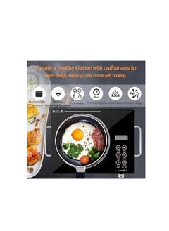 Electric Heating Plate, infrared cooker, 2200W Double Crystallite Glass Plates Ceramic Hot Plate Cooker, Portable Electric Stove with Variable Temperature Touch Control, Over Heat Protection,Black - pzsku/ZB8017F7A12314BFE4081Z/45/_/1736224003/b7d24be1-8aa0-4958-8045-5105777e10af