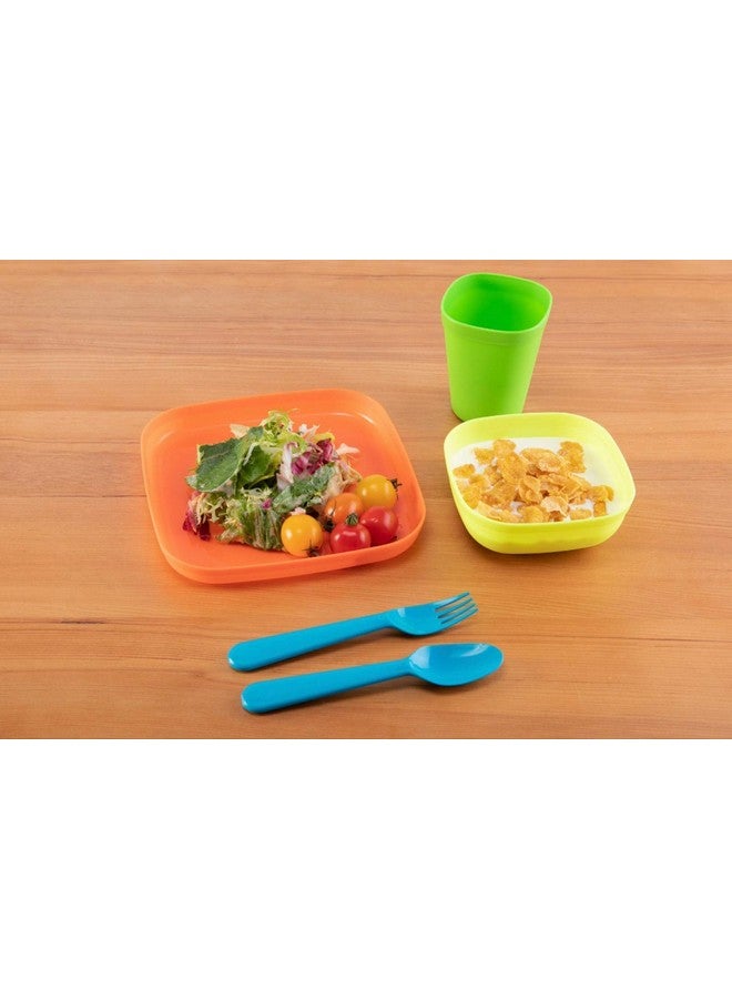 LBH Plastic Dinnerware Set of 4-24 Piece - Image 3