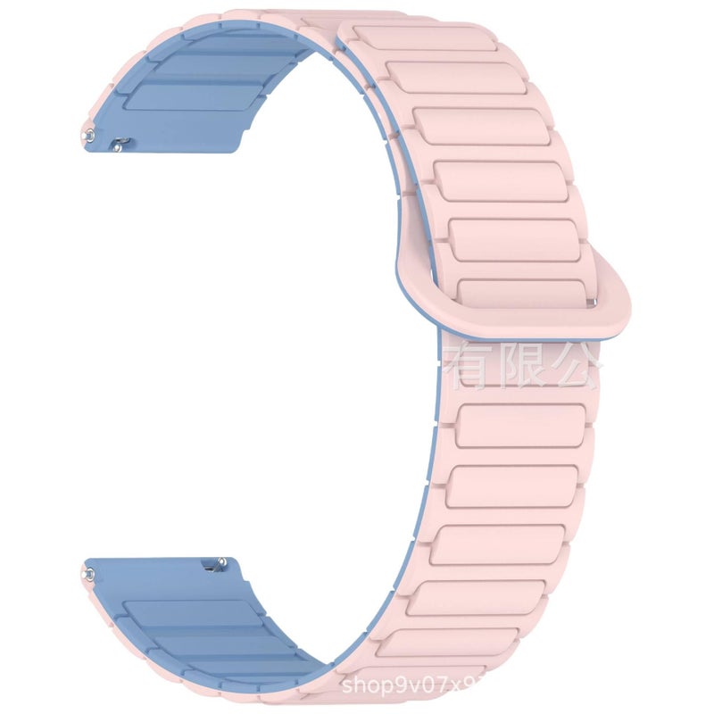 Adjustable Silicone Sport Smartwatch Band Compatible with Samsung Galaxy Watch 7 with Fit Soft Strap and Quick Daily Replacement in Antique White - Image 1