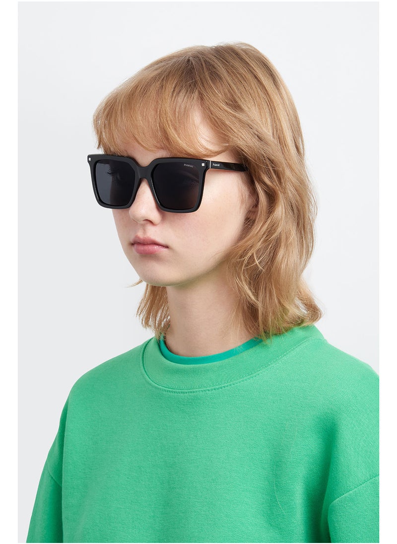 Polaroid - Women Square Sunglasses PLD 4115/S/X  BLACK 54 - Image 1