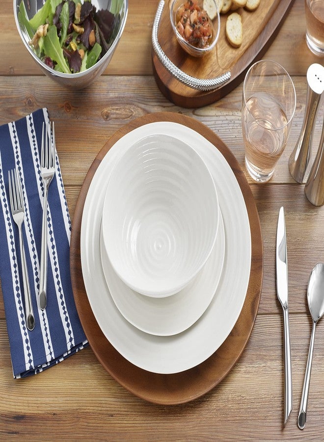 nambe Skye Wood Charger Plate for Dinner | Round, Acacia Wood, Charger for Place Setting, Party, Wedding | Versatile Tableware for Dishes, Snack, Dessert, Salad, Fruit (13-inch) - Image 2