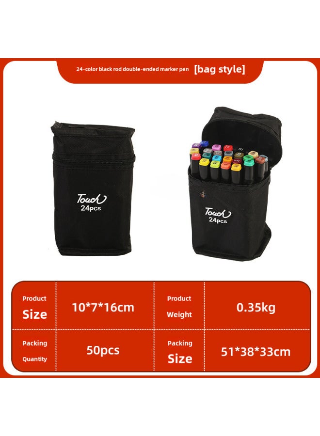 تاتش Touch48 قلم ماركر ملون للأطفال - أداة فنية خاصة برأس مزدوج - ألوان مباشرة من المصنع - Image 1
