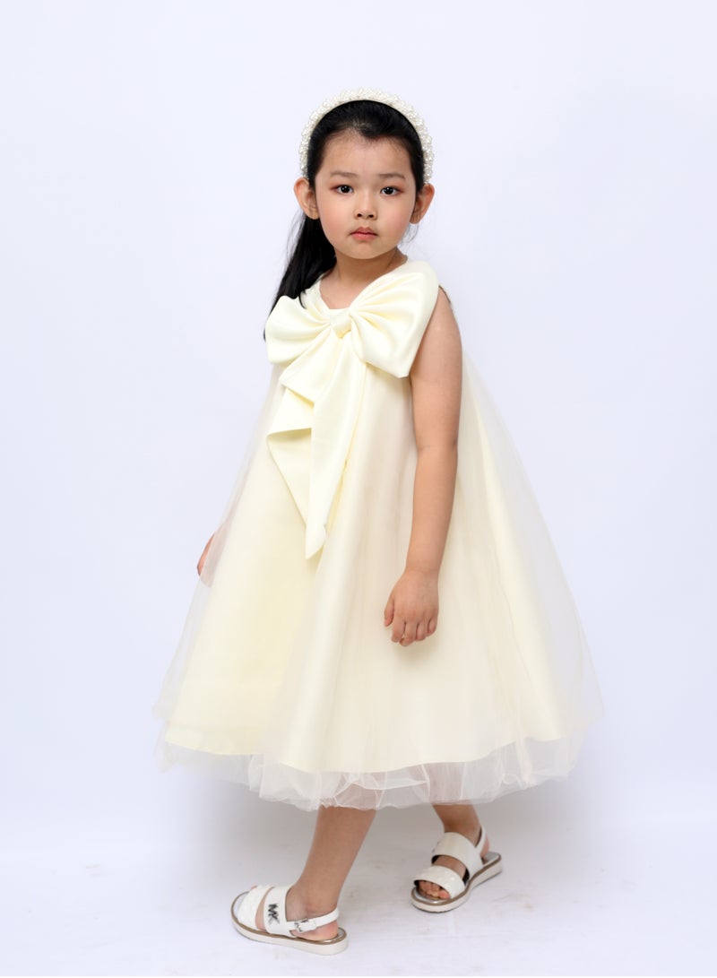 D'Daniela Bow Accent Dress - Image 2