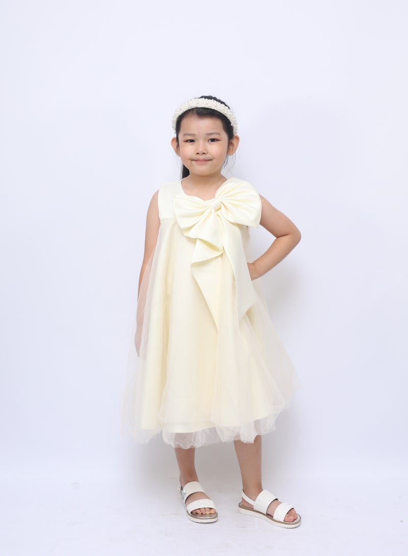 D'Daniela Bow Accent Dress - Image 1