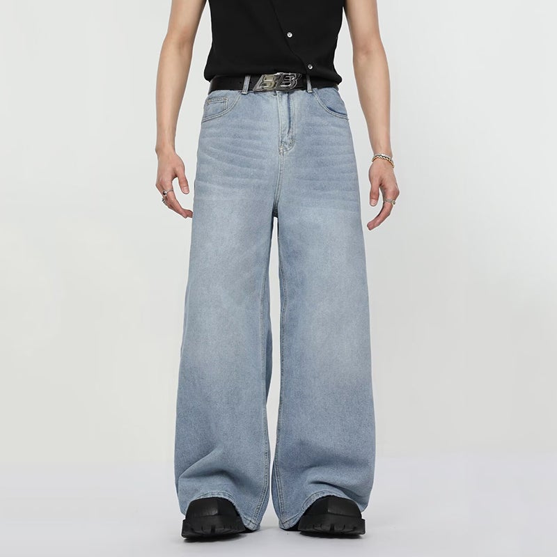 Unisex Casual Daily Denim Jeans - Image 4