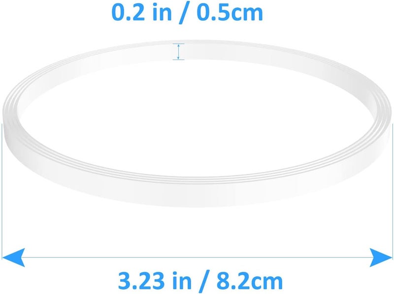 Feilifan 3 Pack Rubber Gaskets Replacement Seal White O-Ring for Ninja Pro Blender Replacement for Ninja BL660 1100w BL770 1500w BL663 BL740 BL773CO BL780 BL780CO (3.22 inch Gaskets) - Image 2