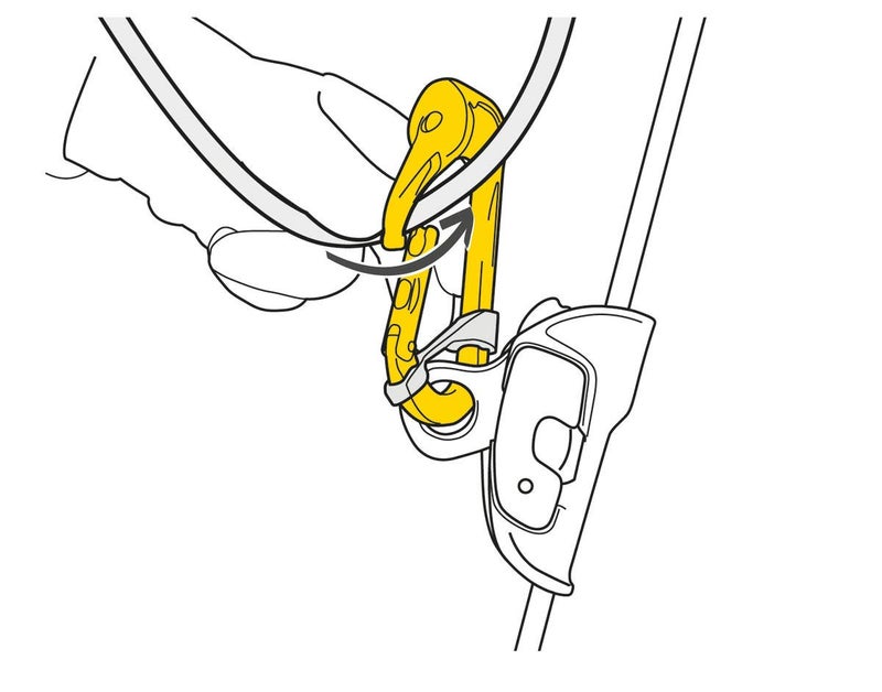 PETZL - ROLLCLIP A, Pulley-Carabiner, Triact-Lock - Image 2