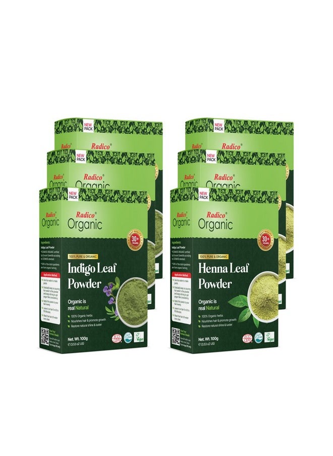Radico - 100% Organic Indigo Leaf Powder+100% Organic Henna Powder - Image 1