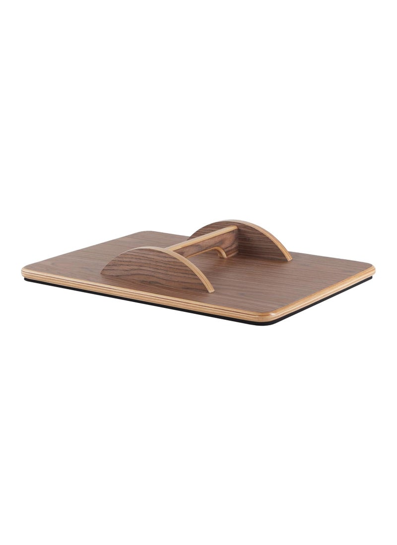 Generic Plankpad Pro – Interactive Bodyweight Plank Board & Home Fitness Trainer Indoor & Outdoor Family Workout Fun - Walnut Veneer Black  - Image 2