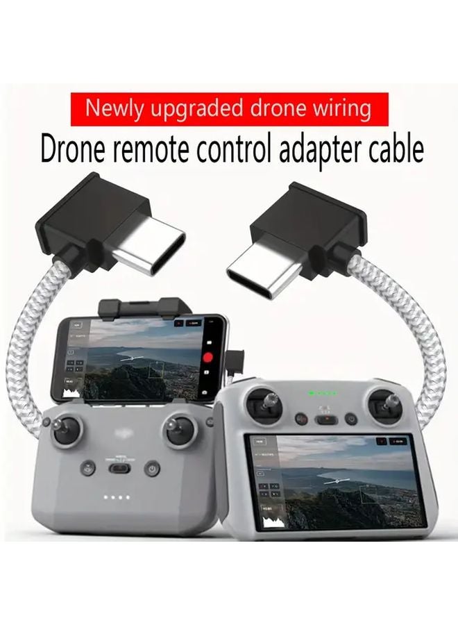كابل بيانات من النوع C إلى مايكرو للطائرات بدون طيار Mavic Air، طوله 5.91 بوصة - Image 5