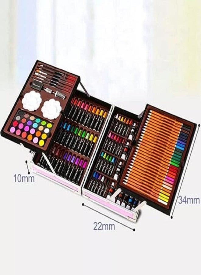 Peeplvalue Deluxe Unicorn painting colour set for Kids Art and Craft suitcase l 145 colour set Drawing and Painting Set best for Birthday Gift for Boys Girls - Image 2