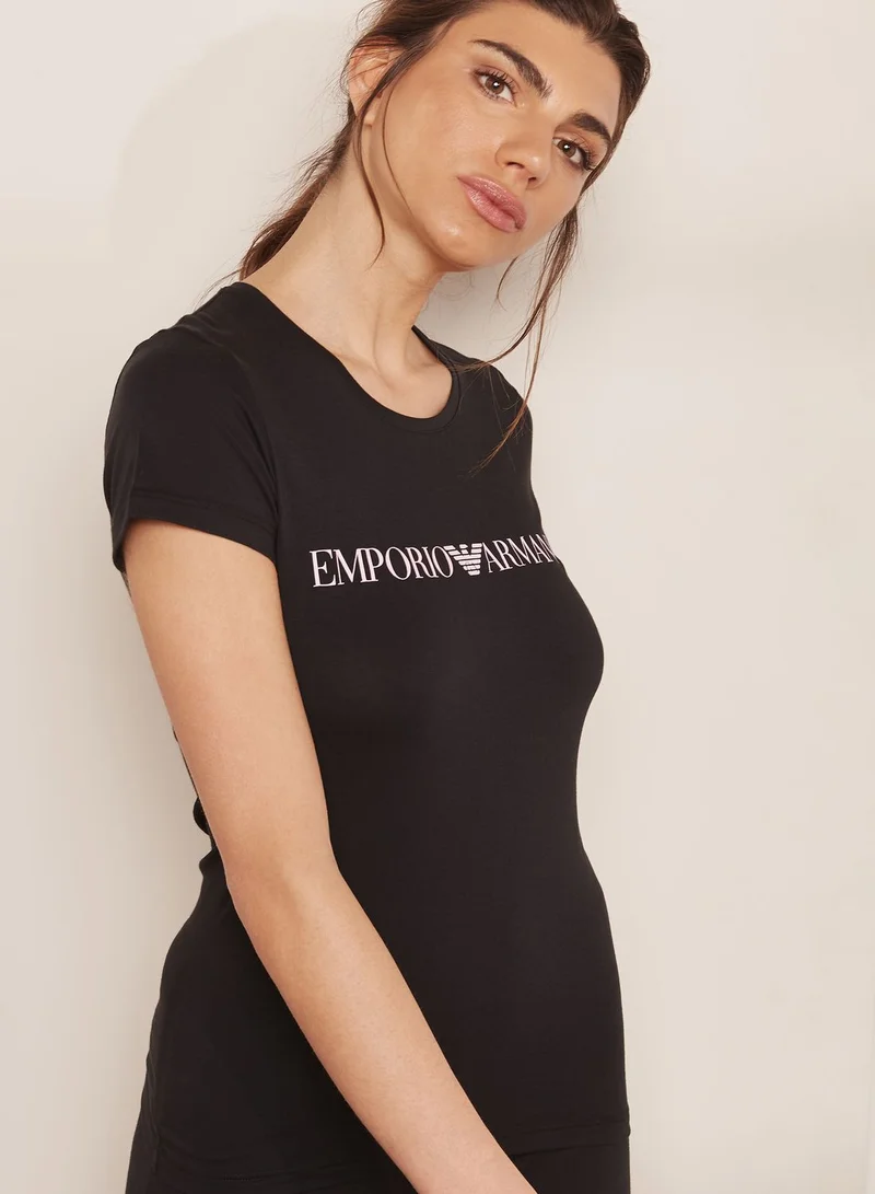 EMPORIO ARMANI Slogan T-Shirt