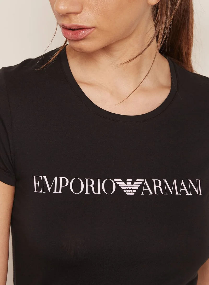 EMPORIO ARMANI Slogan T-Shirt