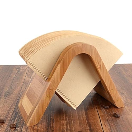 SoClaay Bamboo Coffee Filter Holder - Storage Rack & Stand for 4 Filter Papers (Type A) - Image 5