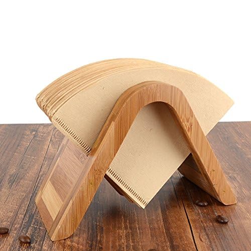 SoClaay Bamboo Coffee Filter Holder - Storage Rack & Stand for 4 Filter Papers (Type A) - Image 2