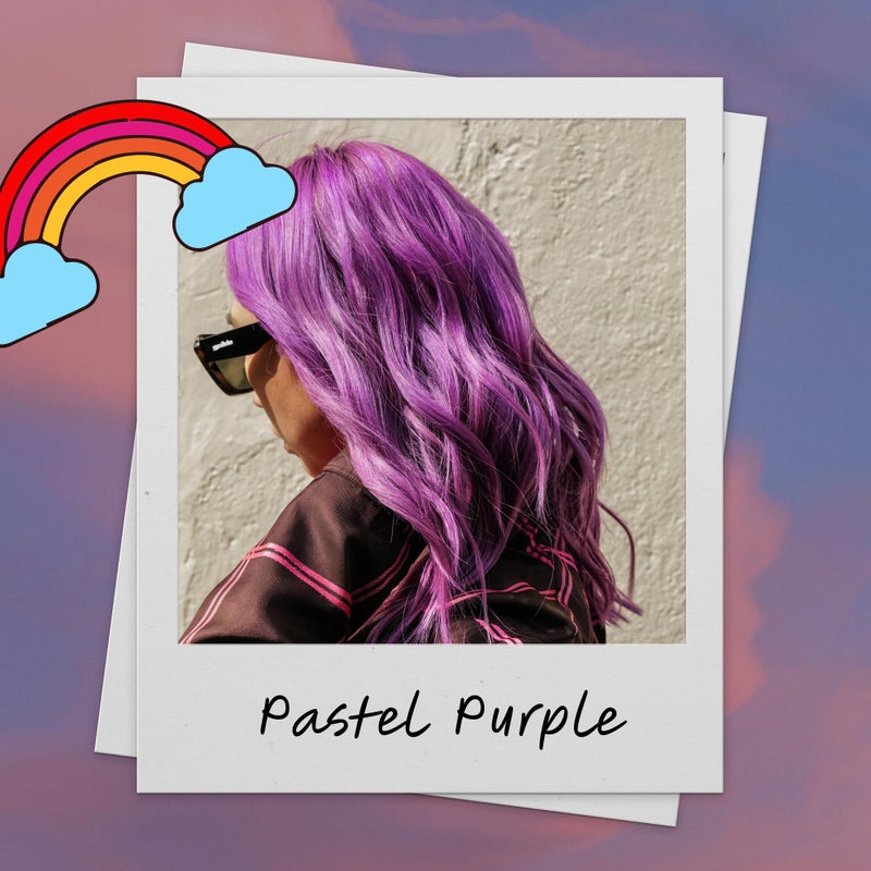 BRITE Vegan Instant Color - Semi-Permanent Hair Color, Nourishing Formula Lasts 5-30 Washes - Perfect for Pre-Lightened & Blonde Hair - Temporary Dye for Women & Men (Pastel Purple, 3.38 Fl Oz) - Image 2